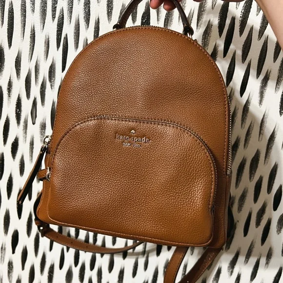 kate spade | Bags | Kate Spade Brown Mini Backpack | Poshmark display picture 1